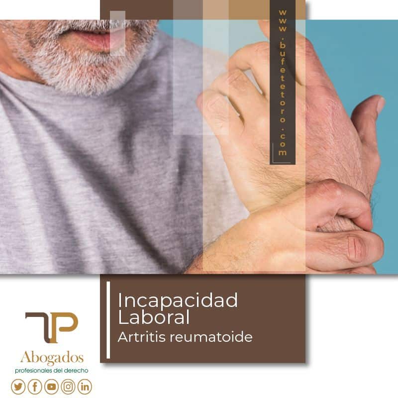artritis reumatoidea sumario de incapacidad laboral