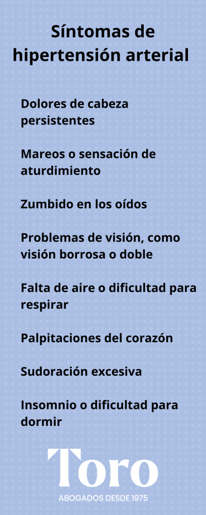 Hipertensión arterial síntomas