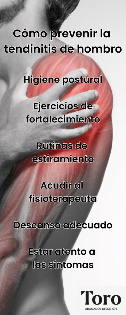 Como prevenir la tendinitis de hombro